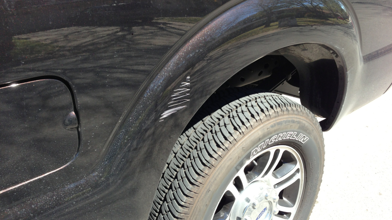 Illustration for article titled To The Asshat Who Keyed This Truck During SXSW